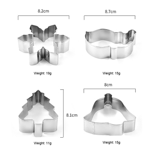 6 pezzi David Star Biscotto Torta Set di stampo personalizzato Cooky in acciaio inossidabile formina per <span class=keywords><strong>biscotti</strong></span> fondente per matrimonio di <span class=keywords><strong>Pasqua</strong></span> - Product Image 5