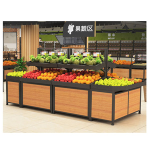 중국 슈퍼마켓 과일 채소 진열대 - Product Image 1