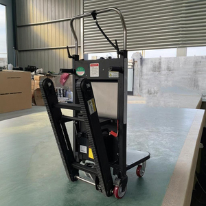 Transport mobile portable avec une capacité de charge de 400kg, machine d'escalade à chenilles électrique, chariot à main de transport de conteneurs - Product Image 2