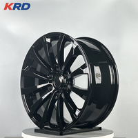 Rines Monobloque de Alto Rendimiento de 16-20 Pulgadas 5x120 ET38 72.6mm CB, Multirradio, Acabado Negro Mate, PCD/ET Personalizado para Ruedas de SUV