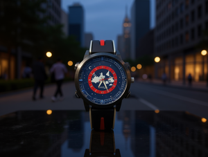 Hyf A234 Men's Fashion Smart <b>Watch</b> Rubber Metal <b>Case</b> Silicone Band Moon Phase Display Round Dial Mixed Colors - Product Image 2