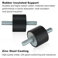 Hochwertige Maßgefertigte Gummilagerung, Anti-Vibrations-Gummipuffer, Isolator-Spule, Vibrationsdämpfer