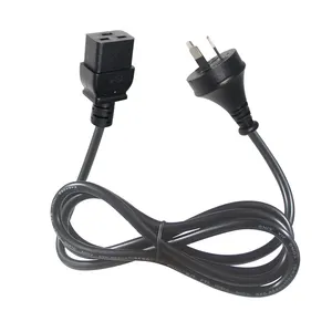 Wholesale Saa Approval 3Pin 10A 250V Plug Australia Ac Cord Iec Outlet C19 Power Socket For Pdu Ups