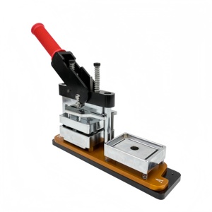 <span class=keywords><strong>Kit</strong></span> de fabrication de boutons aimantés pour réfrigérateur rectangulaires 3x2 pouces 3,5x2,5 pouces Presse à aimants photo pour studio photo Production DIY - Product Image 4