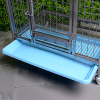Bac de cage pour animaux de compagnie robuste et extra large, pour chien, chat et oiseau, support pour tapis de propreté pour chiot, bac inférieur de cage