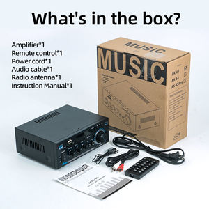 Amplificadores de potencia para el hogar de <span class=keywords><strong>2</strong></span> canales, sonido envolvente, Fm, Usb, Control remoto, Mini amplificador Digital Hifi, <span class=keywords><strong>2</strong></span> canales, <span class=keywords><strong>2</strong></span> canales - Product Image 3