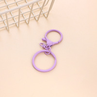 Gelakte zinklegering kreeft figuur-acht sluiting sleutelhanger 3-delige set DIY handgemaakte sieraden accessoires speelgoed hangers creatief