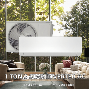 Aire Acondicionado Split Inverter de 1 Tonelada, 12000 BTU, Montado en Pared, Color Blanco, con Control Remoto, para Hogar y Hotel - Product Image 2