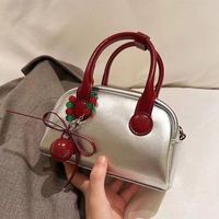 Sac à main pour femme en PU, nouvelle collection Printemps 2025, style sac coussin, porté épaule et bandoulière, taille moyenne, fermeture éclair simple, en polyester, haute qualité
