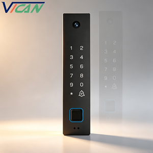 Serrure de porte intelligente Vican avec empreinte digitale, Wi-Fi, application Tuya, stockage cloud, acier inoxydable de qualité C, serrure numérique pour porte en acier - Product Image 1