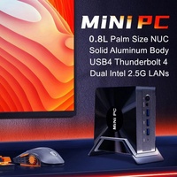 Mini PC para Juegos Topton Solid Nuc D17, I7 1365U ES, Escritorio, Thunderbolt 4, 2*DDR5, 2*i226-V, LAN de 2.5G, Firewall, Mini Ordenador, WiFi6E