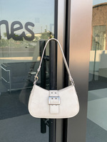 Nouveau sac à main hobo de luxe coréen tendance vintage en cuir PU imperméable pour femme avec fermeture éclair, bandoulière unique, haute qualité, style Y2K