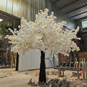 ST artificial gran árbol falso al aire libre decorativo Cerezo flores árbol decoración del hogar artificial blanco flor de cerezo árbol <span class=keywords><strong>restaurante</strong></span> - Product Image 5