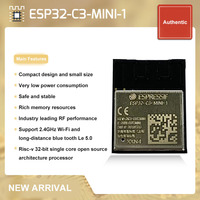 Modul WiFi dan BLE5.0 Single Core RISC-V 32-bit Mcu Original Espressif ESP32-C3-MINI-1 Esp32c3 Esp32c3mini IOT Esp32