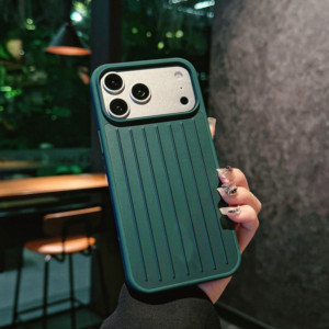 Étui de téléphone de luxe en alliage d'aluminium magnétique givré pour 17ProMax 16pro, design valise, protection intégrale antichoc, style urbain - Product Image 4