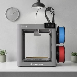 เครื่องพิมพ์สามมิติ EU Creator 5 ความเร็วสูง สำหรับงานต้นแบบ PLA พื้นที่การพิมพ์ 256x256x256 มม. ระบบปรับระดับอัตโนมัติ แท่นพิมพ์แบบมีระบบทำความร้อน รับประกัน 1 ปี - Product Image 1