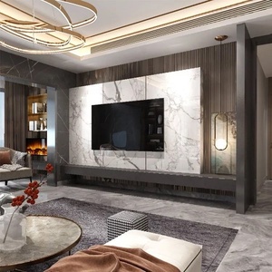 KINGV New <strong>Design</strong> Modern Simple UV High Gloss <strong>TV</strong> Stand LED Light <strong>TV</strong> Wall Cabinet <strong>Units</strong> <strong>Designs</strong> Wood <strong>TV</strong> Cabinet - Product Image 5