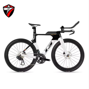 Bicicleta TT con Frenos de Disco para Contrarreloj y Triatlón, Bicicleta Completa con Juego de Ruedas de Fibra de Carbono T3, 24 Velocidades, Ligera, <span class=keywords><strong>ETap</strong></span> AXS-12S Completa - Product Image 4