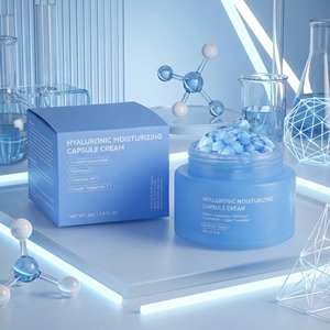 Crema Facial de Colágeno y Pantenol al por Mayor, Crema Hidratante Facial Coreana, Crema en Cápsulas Reafirmante y Antienvejecimiento - Product Image 1