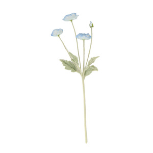 Flor de Amapola Artificial de Tallo Único, de Goma Suave, para Decoración del Hogar y Arreglos Florales de Boda - Product Image 2