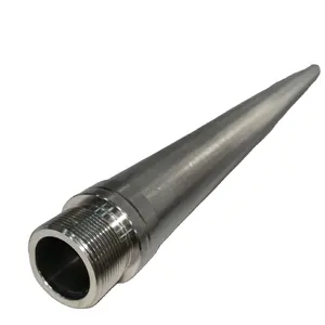 In China Supply Stainless Steel 316L Wedge Wire Pipe Filter Element Screen Mesh Filter For Oil Well Filtration