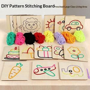 Pièces en bois de chiot peintes à la main pour enfants, artisanat créatif DIY, jouets éducatifs pour les 4-6 ans, art fait main pour la maternelle - Product Image 2