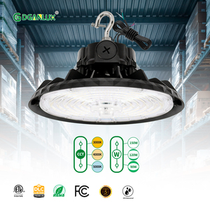 Lámpara Industrial LED de Alta Bahía <span class=keywords><strong>UFO</strong></span> de 3CCT y 3 Potencias Ajustables, 150LM/W, para Almacenes, Disponible en EE. UU. y Canadá - Product Image 1