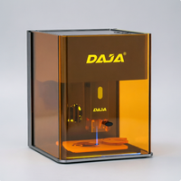 Machine de gravure laser DAJA DJ6 PRO, graveur laser portable mini de bureau pour le bois, le métal, le cuir, impression de logo DIY