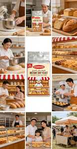 <span class=keywords><strong>Levadura</strong></span> <span class=keywords><strong>de</strong></span> panadero sin azúcar <span class=keywords><strong>de</strong></span> alta actividad y activación rápida para la producción diaria <span class=keywords><strong>de</strong></span> <span class=keywords><strong>pan</strong></span> fresco - Product Image 6