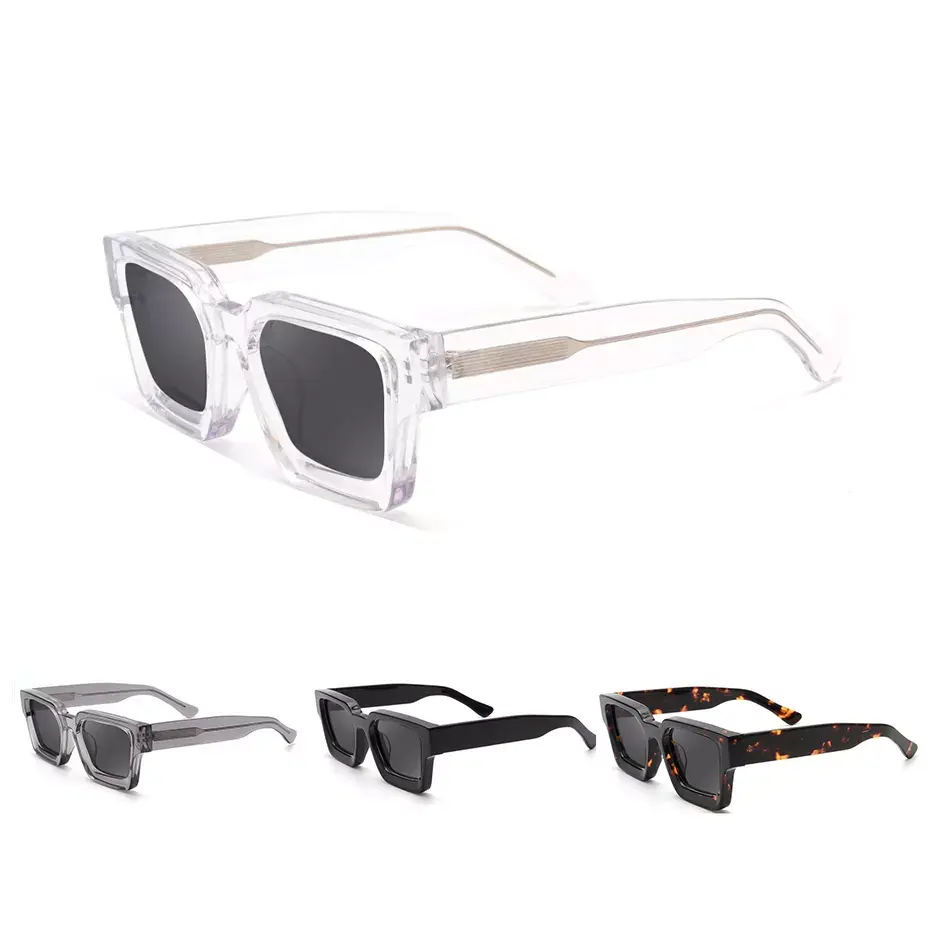 2023 New China Factory Custom High Quality Sun Glasses Men Women TAC Lenses Travel UV400 Outdoor Acetate Sunglasses lentes sol