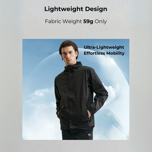 FOOXMET Custom 3-Layer giacca antipioggia traspirante impermeabile pesca giacca a vento cerniera vendita calda tessuto acqua resistente al vento - Product Image 5