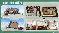 Projet de maison de luxe 4 chambres 4 salles de bain villa préfabriquée maison en acier avec piscine