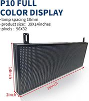 WiFi controlado inalámbrico P10 al aire libre cartelera tienda pantalla de bienvenida pantalla LED mensaje programable señal LED Pantalla de desplazamiento