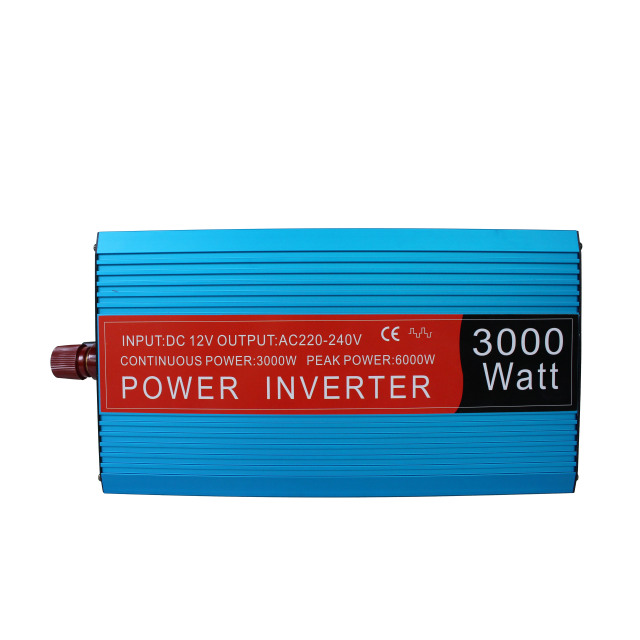 Factory Wholesale High-Power Single-Phase Power Inverter 3000 Watt DC12V to AC220V Effective Converter