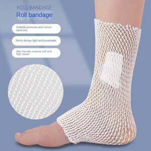 Bandage <span class=keywords><strong>tubulaire</strong></span> élastique en <span class=keywords><strong>filet</strong></span> respirant pour le corps - Idéal pour le soin des genoux, des <span class=keywords><strong>bras</strong></span> et des doigts - Product Image 6