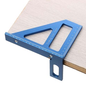Triangular Ruler Aluminum Alloy 30 Cm Drawing Line Ruler For Home Carpentry Renovation - Product Image 4