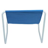 Chaise de camping pliante pour patio, jardin, parc, hôtel, chaise de plage pliable en métal, mobilier d'extérieur pour la pêche, terrasse, piscine, pas cher
