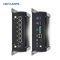 Computadora Industrial Integrada Linkleaps con 6 Puertos LAN 2.5GbE, Router Firewall Pfsense, Intel Core I3/i5/i7 de 7ª a 12ª Generación, en Stock