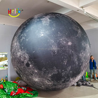 Festival décorant la grande lune gonflable ballon gonflable système solaire boule de planète