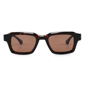 Modern Transparent Rectangle Full Rim <b>Sunglasses</b> Solid Clear Frame <b>Blue</b> Lens Anti-Uv Protection High-quality Unisex Adult - Product Image 4