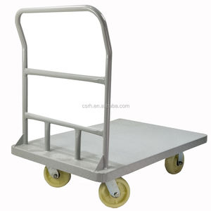 RH-WT02-1    900*600*850mm Gerobak Dorong Baja Berat 500kg Empat Roda  Troli Platform - Product Image 3