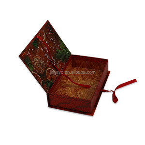 Tùy Chỉnh Nghệ Thuật Hộp Giấy Đồ Trang Sức Nước Hoa Lật Bìa Ribbon Matt Nhiều Lớp Các Tông UV In Ấn Hot Đất Dập Nổi Cửa Sổ Hộp - Product Image 3