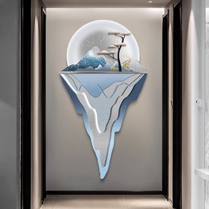 Pintura Decorativa de Entrada, Pintura con Luz LED, Mural para Pasillo, Paisaje Tridimensional, Naturaleza Muerta - Product Image 4