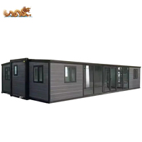 Maison conteneur extensible de 40 pieds pour bureau de chantier, camp de travail, dortoir et logement temporaire