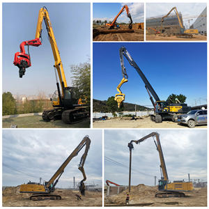 Construction Equipment Idraulico Mucchio Driver di Vibrazione Vibro Martello - Product Image 3