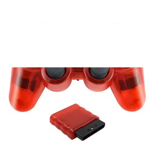 คอนโทรลเลอร์เกมไร้สาย <span class=keywords><strong>2</strong></span>.4G เปลือกโปร่งใสเกมแพดแบบสั่นคู่ปุ่มเกล็ดหิมะเสียบและเล่นได้สำหรับคอนโซลพีสเตชั่น <span class=keywords><strong>2</strong></span> - Product Image 1