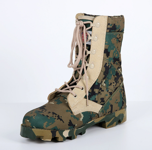 Bottes de randonnée et de chasse HPB917 camouflage, haute qualité, en caoutchouc et tissu camouflage, imperméables, bottes de combat pour la chasse - Product Image 3