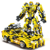 Kit de Construcción de Robot Mecha OEM de Alta Dificultad - Modelo de Mecha Transformable Compatible con Bloques, Regalo para Niños