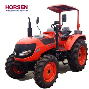 Hp hp hp 4 55 50 40 WD 4x4 HORSEN fazenda trator slasher tractor com carregador da extremidade dianteira cortador para venda feito na china por horsen