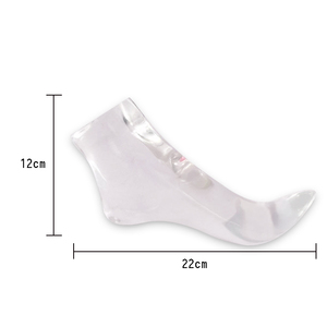 Nuovo Stile di Espositore per Scarpe a Calzino, Manichino Piede Femminile Trasparente in Resina, Modello Piede in Resina per Tacchi a Spillo - Product Image 3